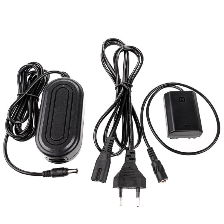 Caruba Sony NP-FZ100 Full Decoding Dummy Batterij + AC-PW20 Voedingsadapter (VS standard)