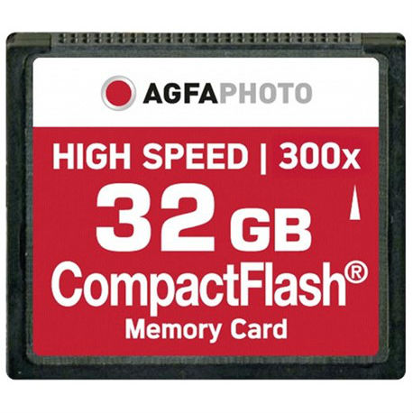 Agfaphoto Compact Flash 32 Go High Speed 300x MLC