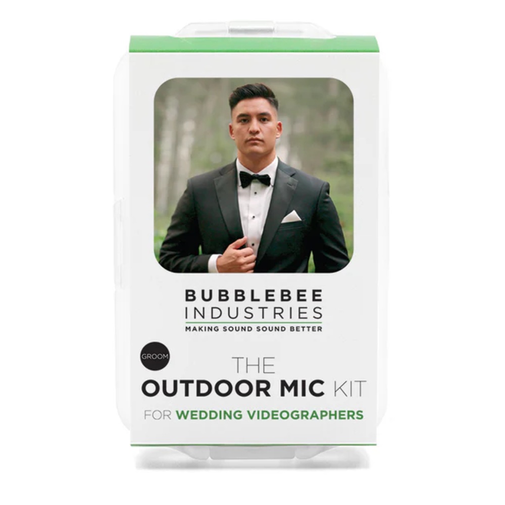 Kit micro extérieur Bubblebee The Groom pour les vidéastes de mariage