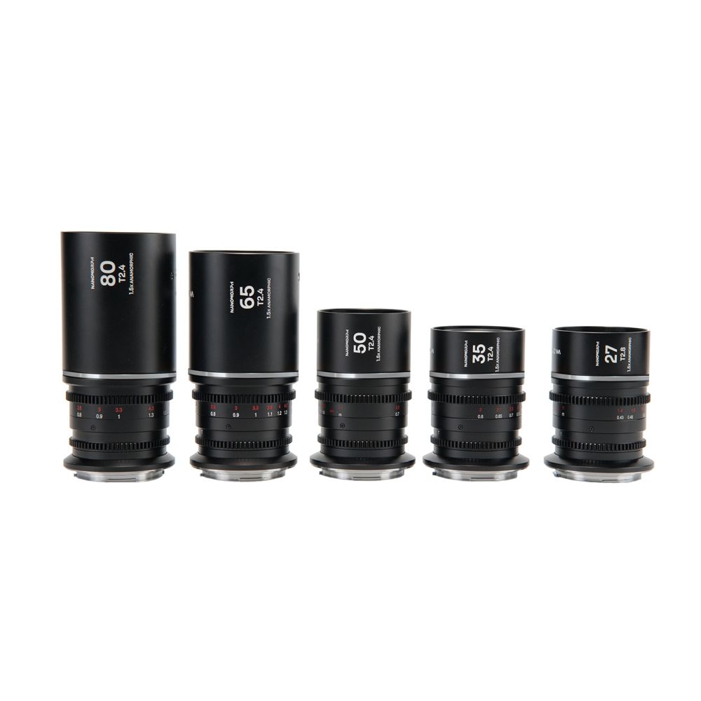 Laowa Nanomorph S35 Bundle (27,35,50,65,80mm) (Argent) MFT