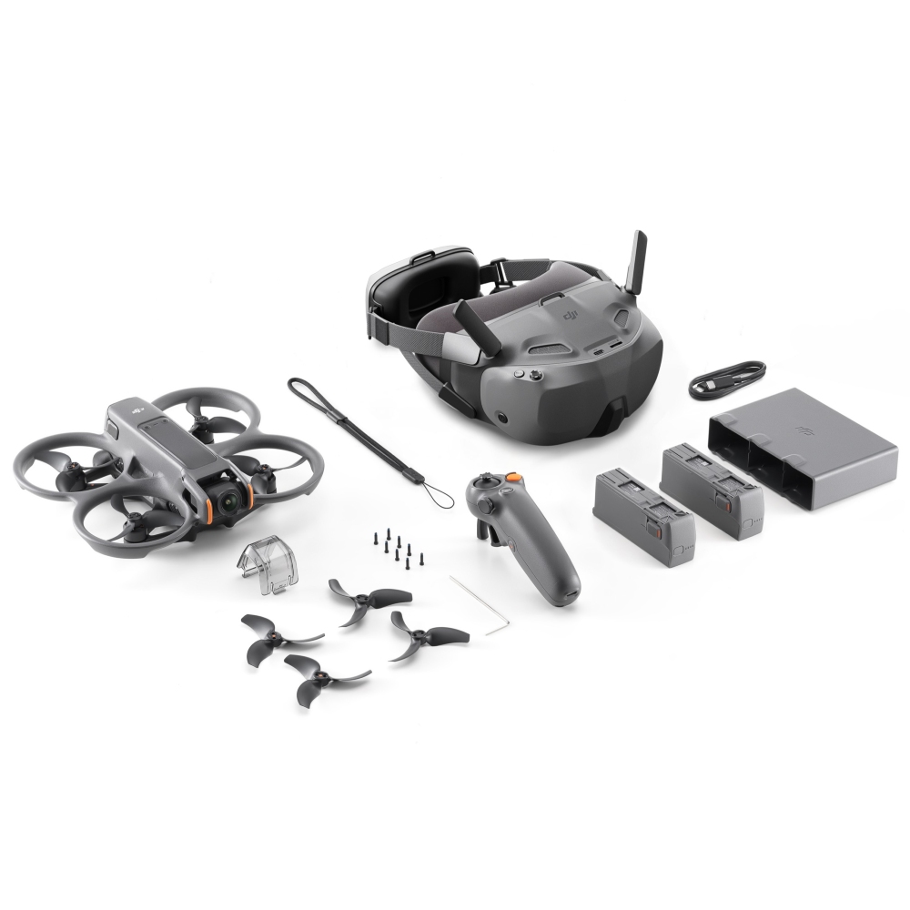 DJI Avata 2 Fly Smart Combo (trois batteries, lunettes N3)