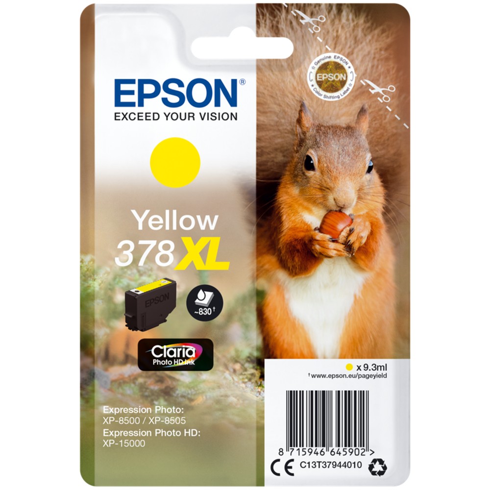 Encre Epson 378XL Jaune