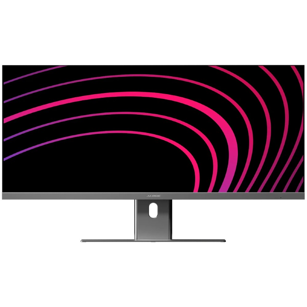 Moniteur LCD ultra-large WQHD Alogic Edge 34 pouces, Gris Sidéral