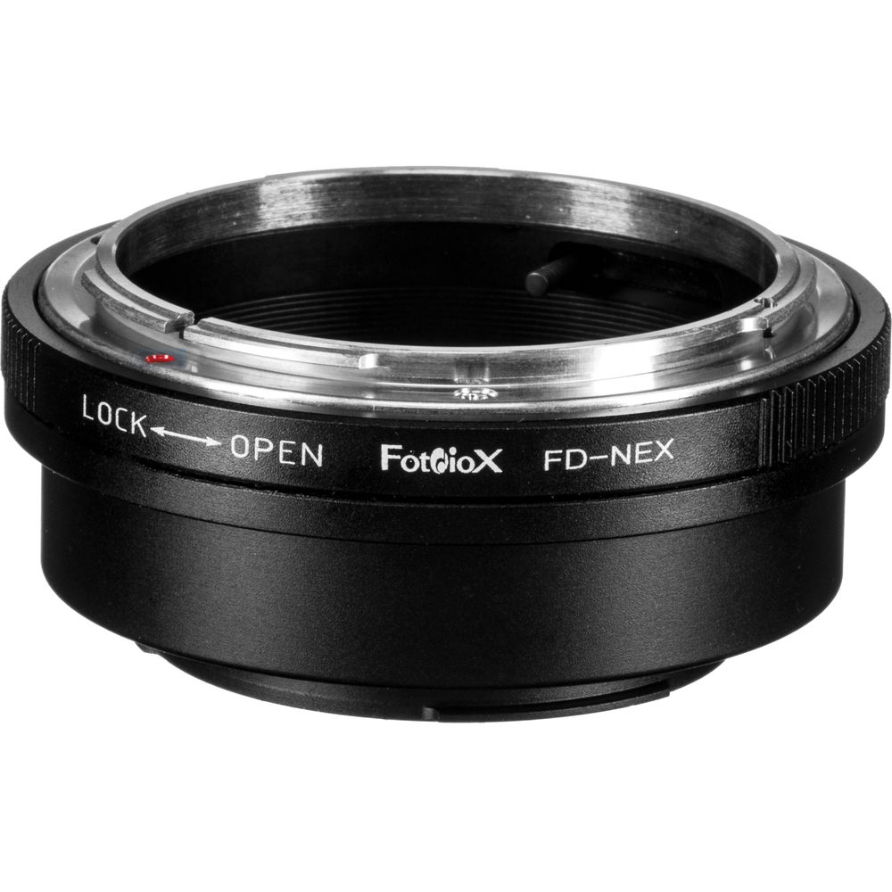 Adaptateur de monture d'objectif Fotodiox - Objectif reflex 35 mm FD & FL Canon vers monture E Sony (FD-SnyE)