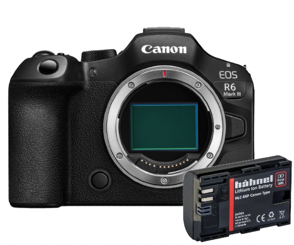 Canon EOS R6 mark III boîtier + batterie Hahnel LP-E6P
