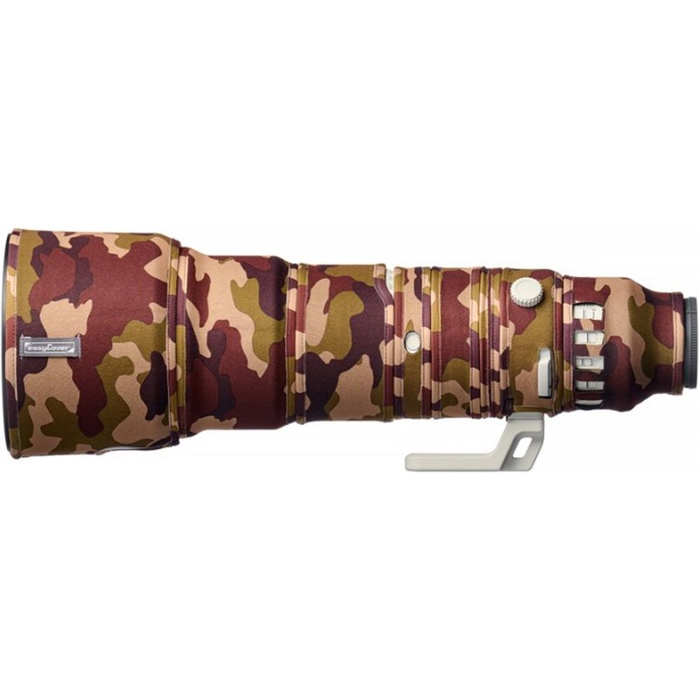 Protection d'objectif easyCover en chêne pour Sony FE 400-800 mm F/6.3-8 G OSS, camouflage marron