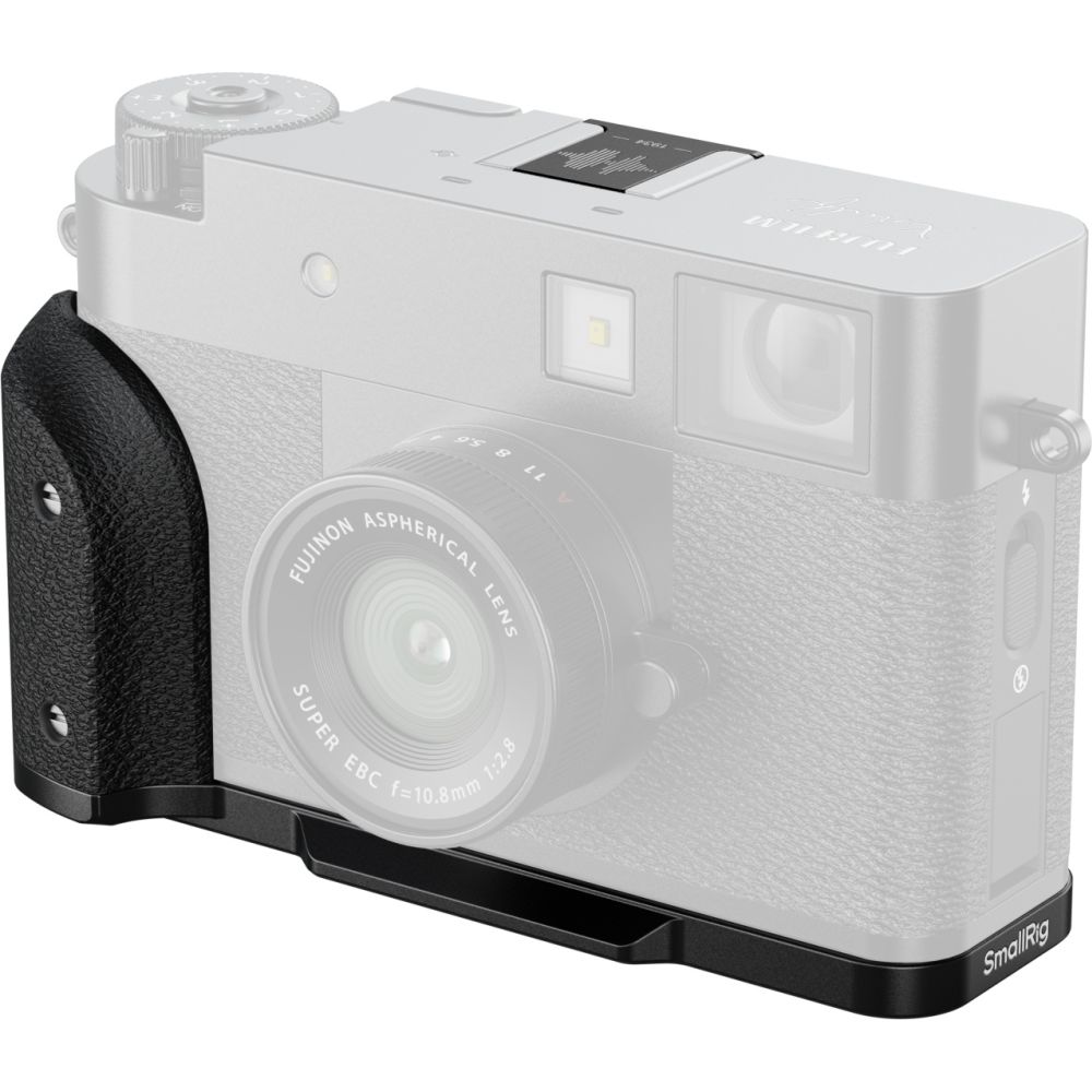 SmallRig 5332 Plaque de montage en L avec poignée en silicone pour FUJIFILM X half, noir