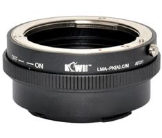 Kiwifotos Adaptateur de monture (Pentax K(A) vers Canon M)