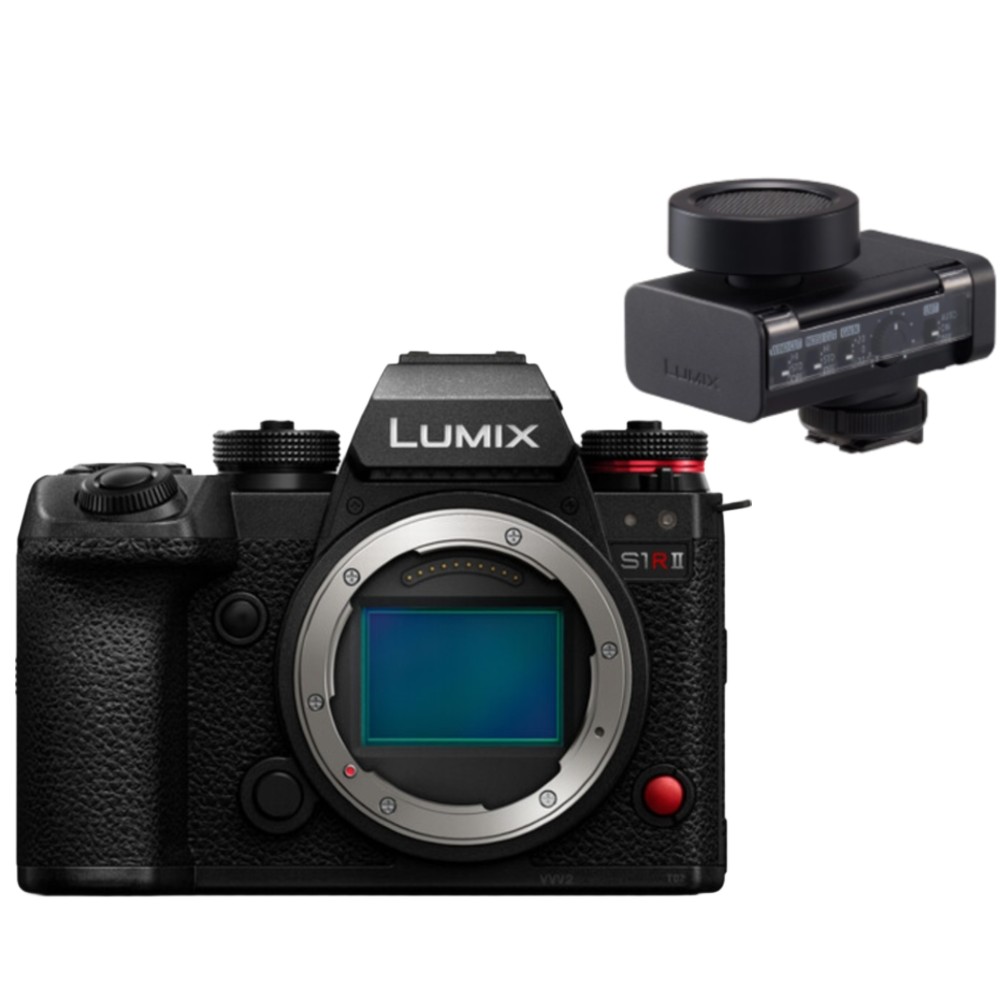 Panasonic Lumix DC-S1R mark II + Microphone canon numérique Lumix DMW-DMS1E