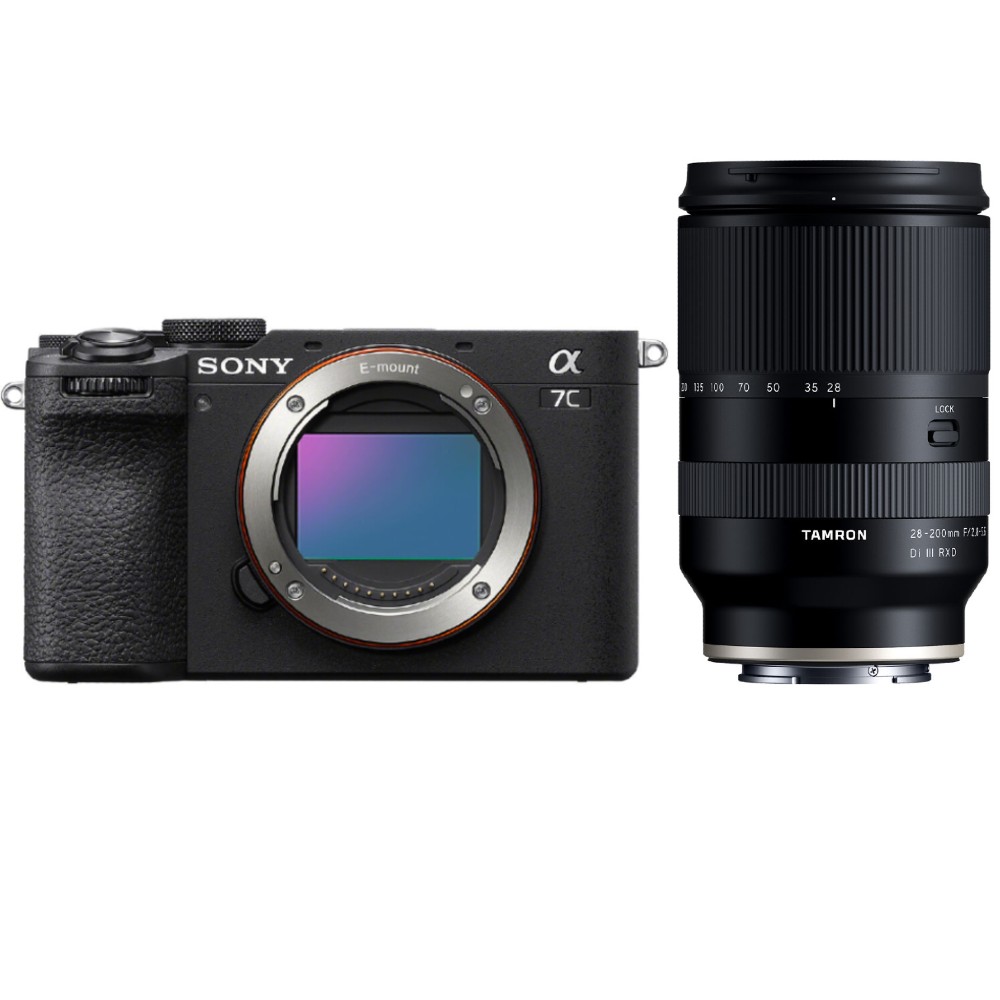 Sony A7C II noir + Tamron 28-200mm F/2.8-5.6 Di III RXD