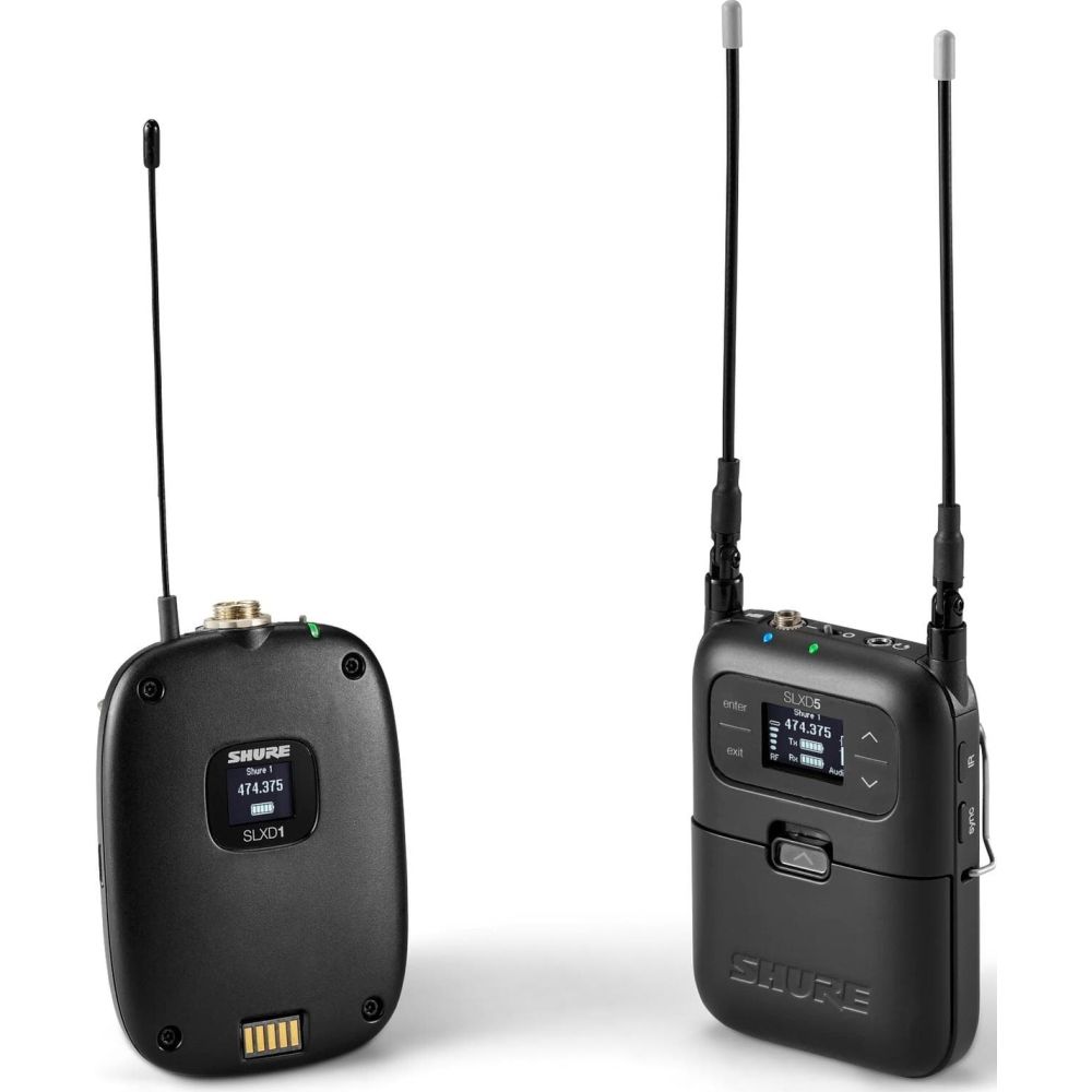 Système de poche portable Shure SLX-D15 (606-650 MHz)