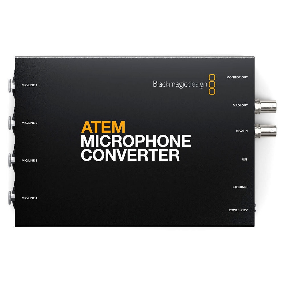 Convertisseur de microphone Blackmagic ATEM