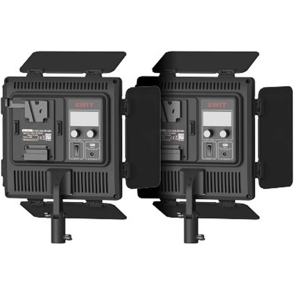 Kit SWIT CL-40D (2 unités) : Panneaux lumineux bicolores sans ventilateur, faciles à installer, et trépieds inclus.