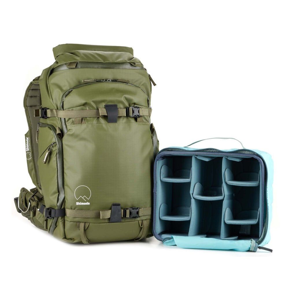 Kit de démarrage Shimoda Action X25 v2 (petite unité centrale sans miroir) - vert armée