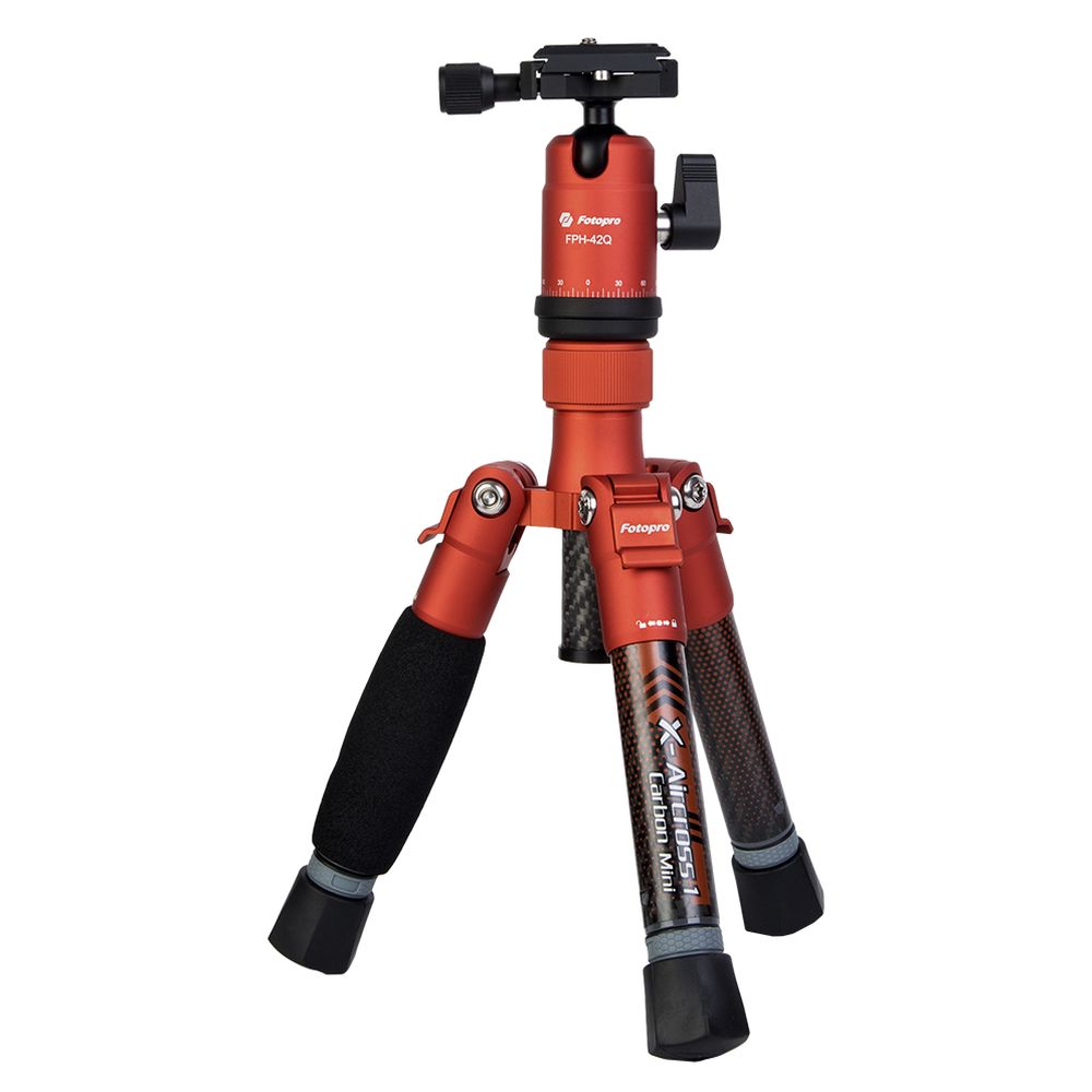 Fotopro X-Aircross 1 Mini trépied en carbone orange