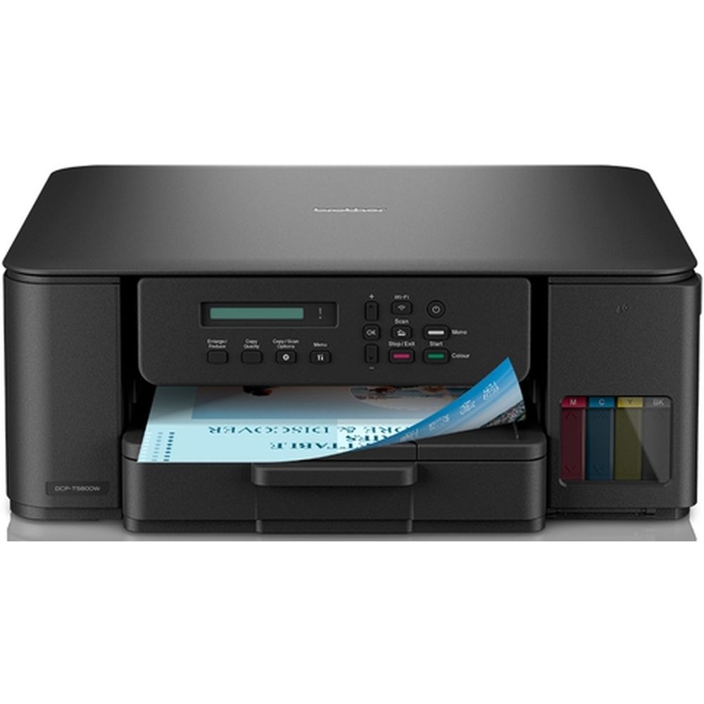 Imprimante jet d'encre couleur sans fil 3 en 1 Brother DCP-T580DW