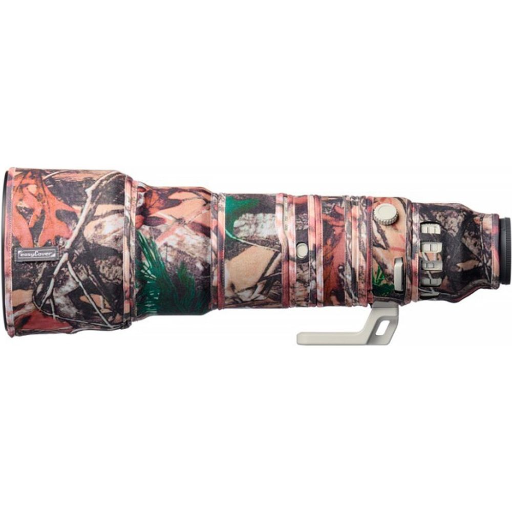 Protection d'objectif easyCover en chêne pour Sony FE 400-800 mm F/6.3-8 G OSS, motif camouflage forêt