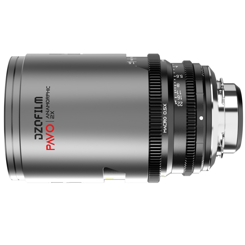 DZOFilm Pavo 2x anamorphique Prime Macro 65 mm T2.8 - Revêtement neutre - Monture PL&EF (mètre)