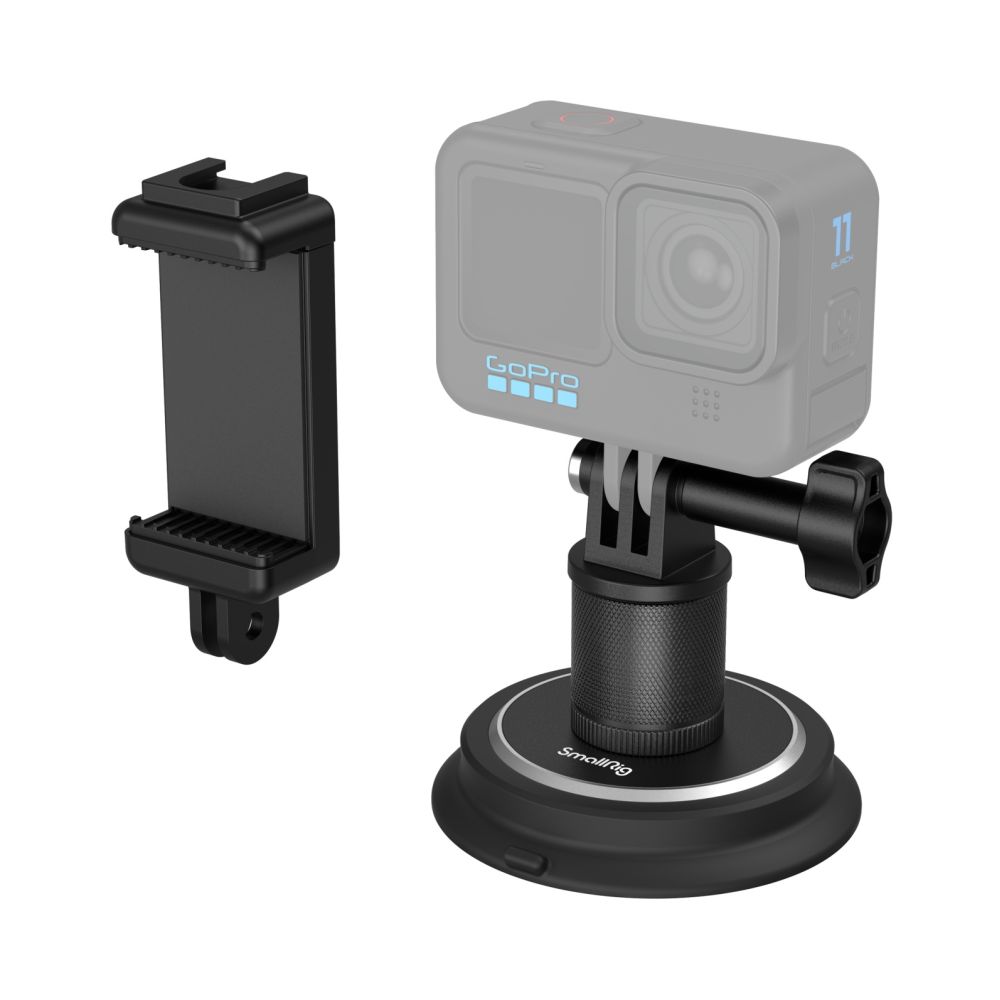 SmallRig 4347 Bevestigingssteun voor zuignap voor actiecamera's