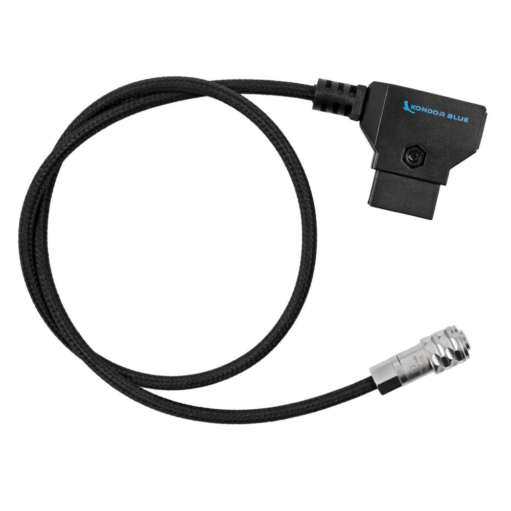 Kondor Blue D-Tap naar BMPCC 4K 6K voedingskabel voor Blackmagic Pocket Cinema Camera 4K P-Tap 20" - zwart