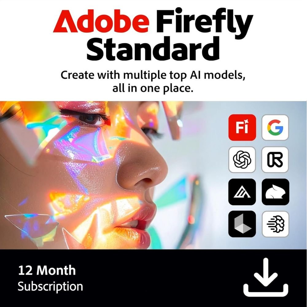 Adobe FireFly Standard 12 maanden / 1 apparaat - Digitale licentie