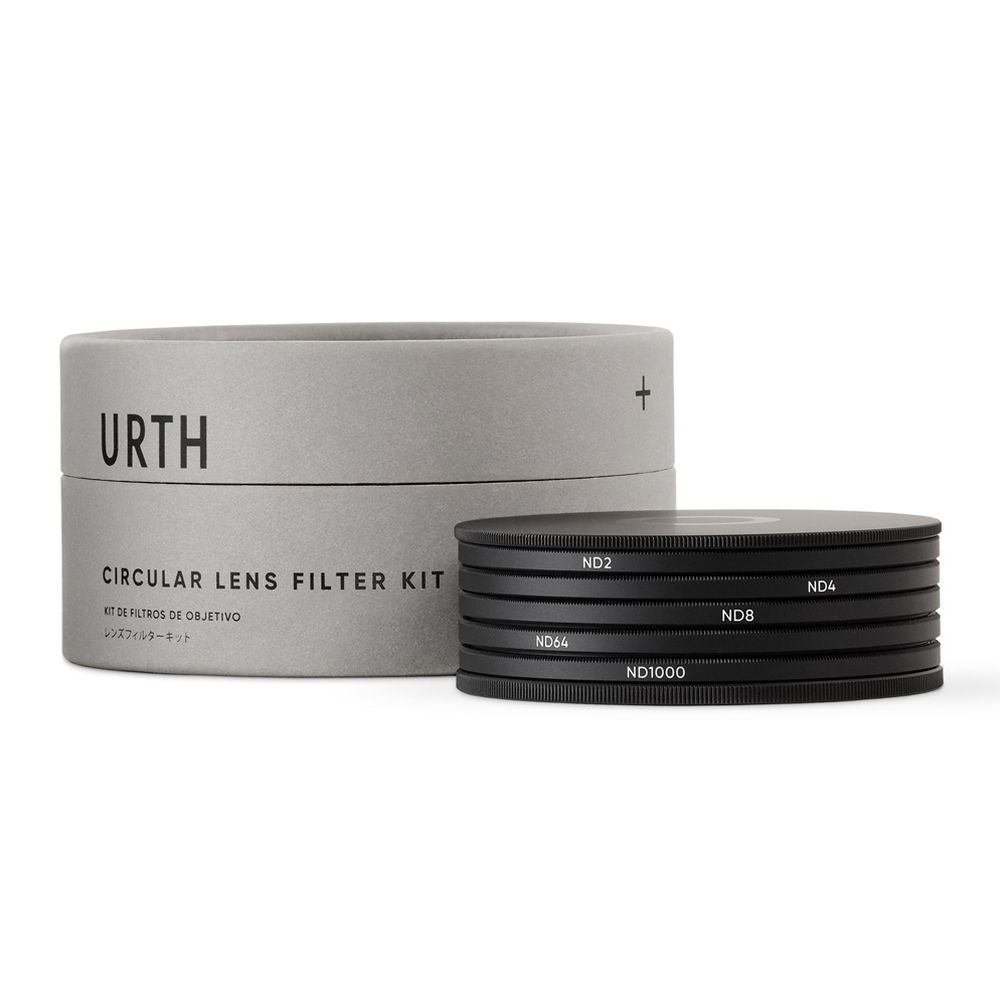 Urth 82mm ND2, ND4, ND8, ND64, ND1000 lensfilter kit (Plus+)