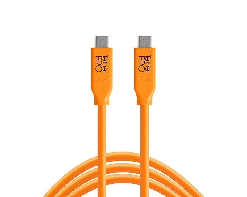 Tether Tools TetherPro USB-C to USB-C 90cm oranje