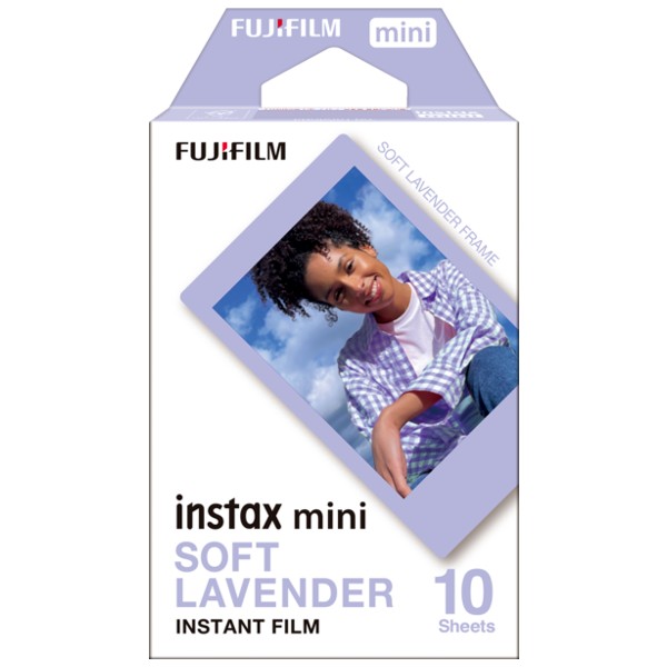 Fujifilm INSTAX mini Instant Film - Soft Lavender / 10 pack