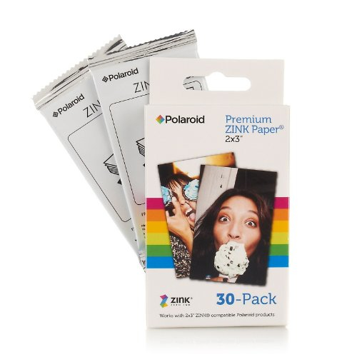 Papier Zink Polaroid 5,1 x 7,6 cm 30 Feuilles pour Z2300 - Kamera