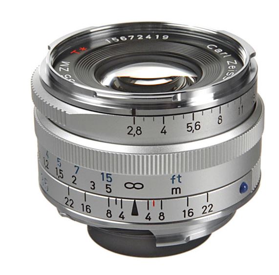 Zeiss 35mm F/2.8 C-Biogon T* zilver ZM (Zeiss-Leica)