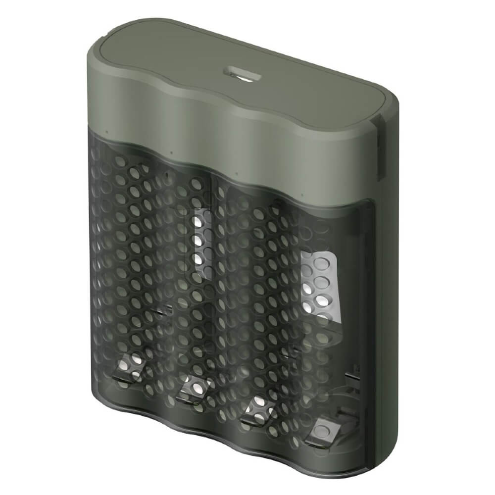 GP M451 USB batterijlader + 4x ReCyko AAA 960mAh batterijen