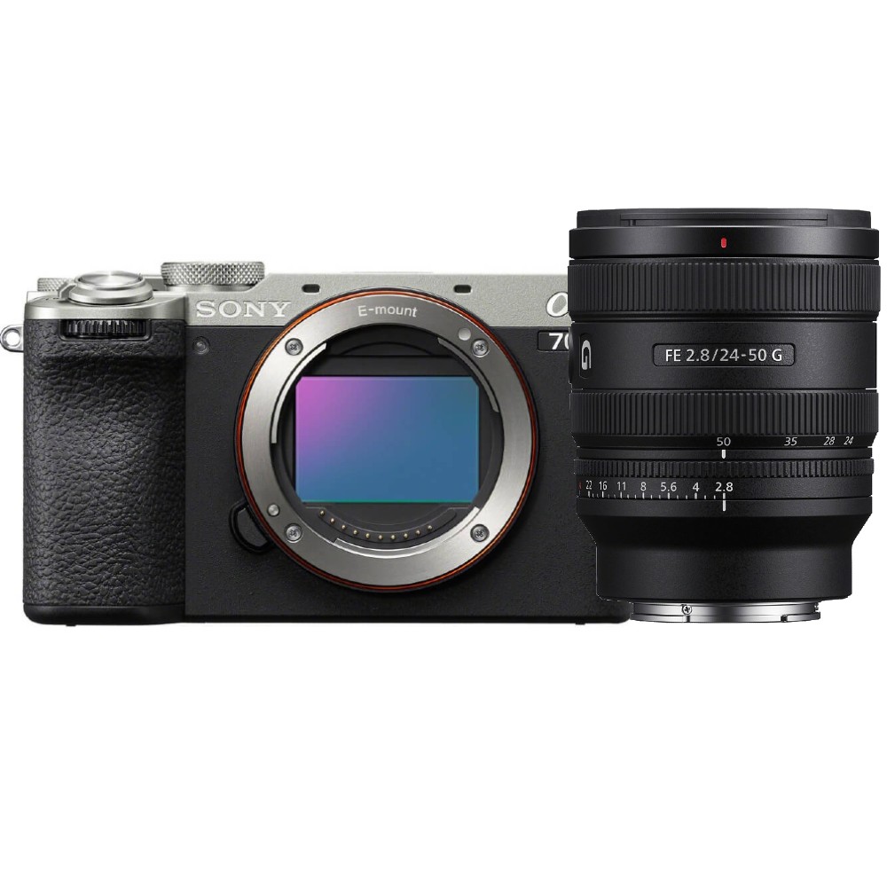 Sony A7C II zilver + 24-50mm F/2.8 G