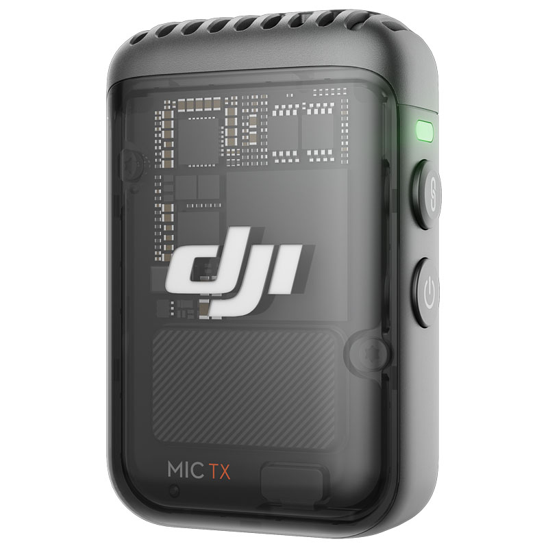 micro dji avec 250 mètres de portée sans fil et double canal enregistrement  audio de haute qualité audio intégré écran tactile et mémoire intégrée