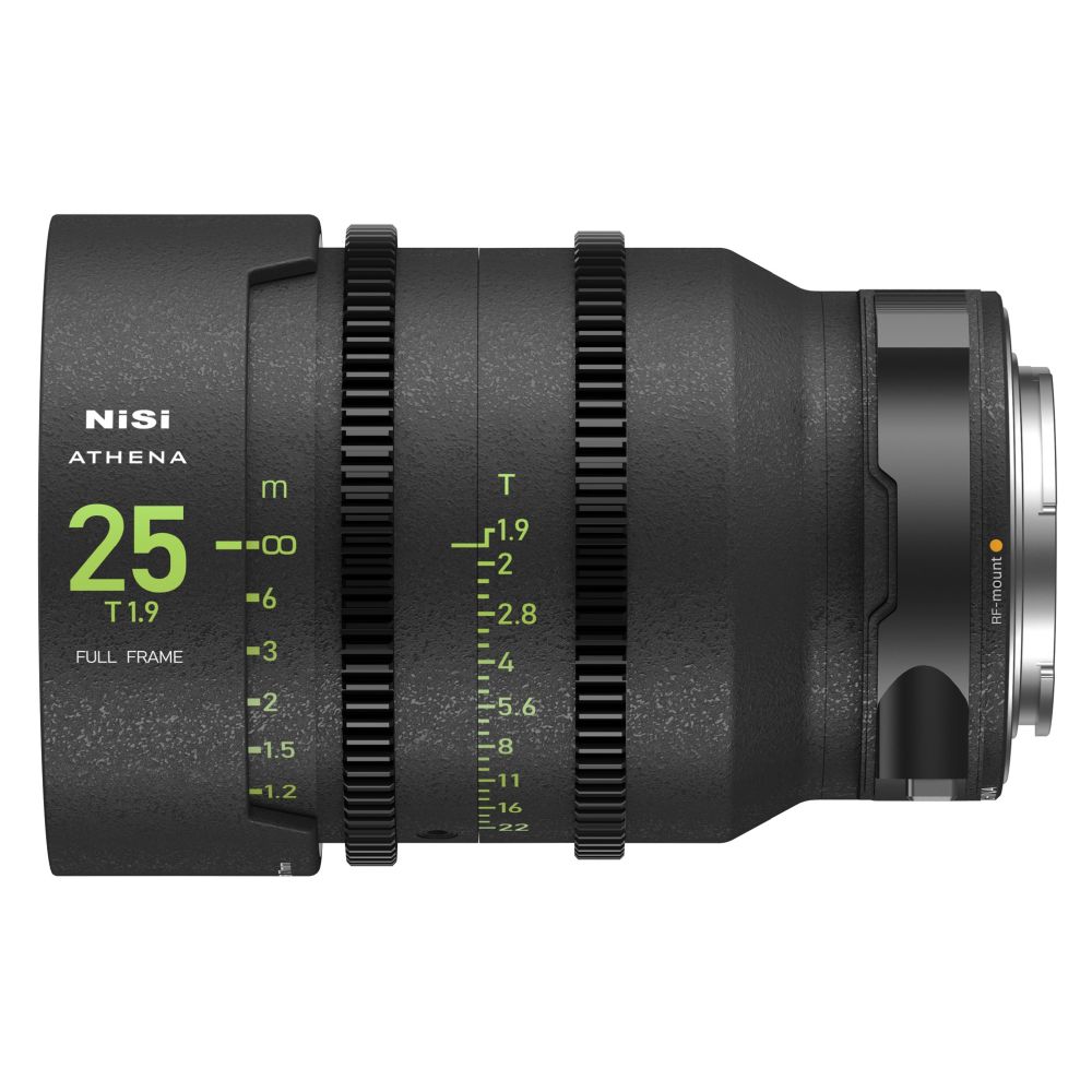 NiSi 25mm T1.9 (RF-mount) ATHENA PRIME full frame cinema lens