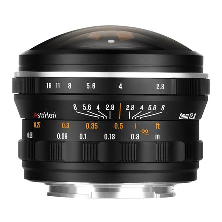 AstrHori 6mm f/2.8 Full-Frame Circular Fisheye Lens - Canon RF mount