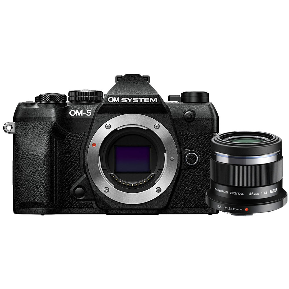 OM SYSTEM OM-5 II zwart + 45mm F/1.8