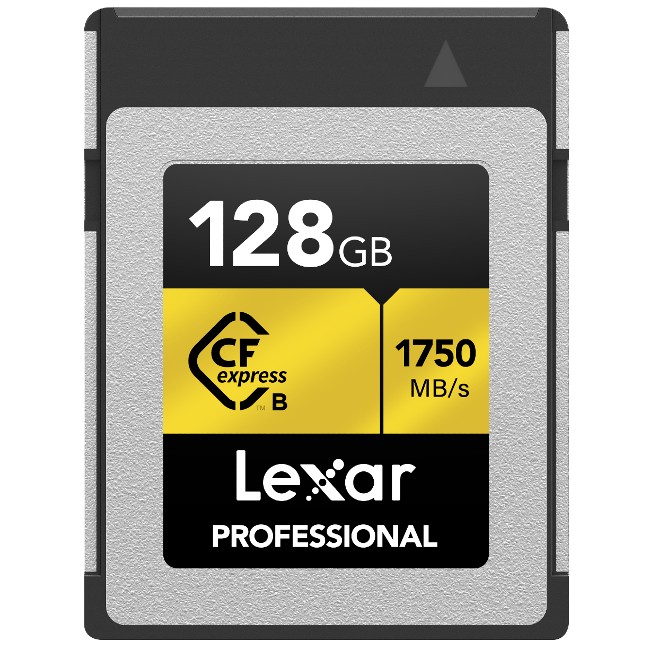 Lexar Pro Gold 128GB CFexpress Type B - R1750/W1500MB/s