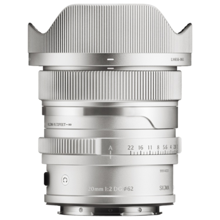 SIGMA 20mm f/2 DG Contemporary L-mount - Zilver