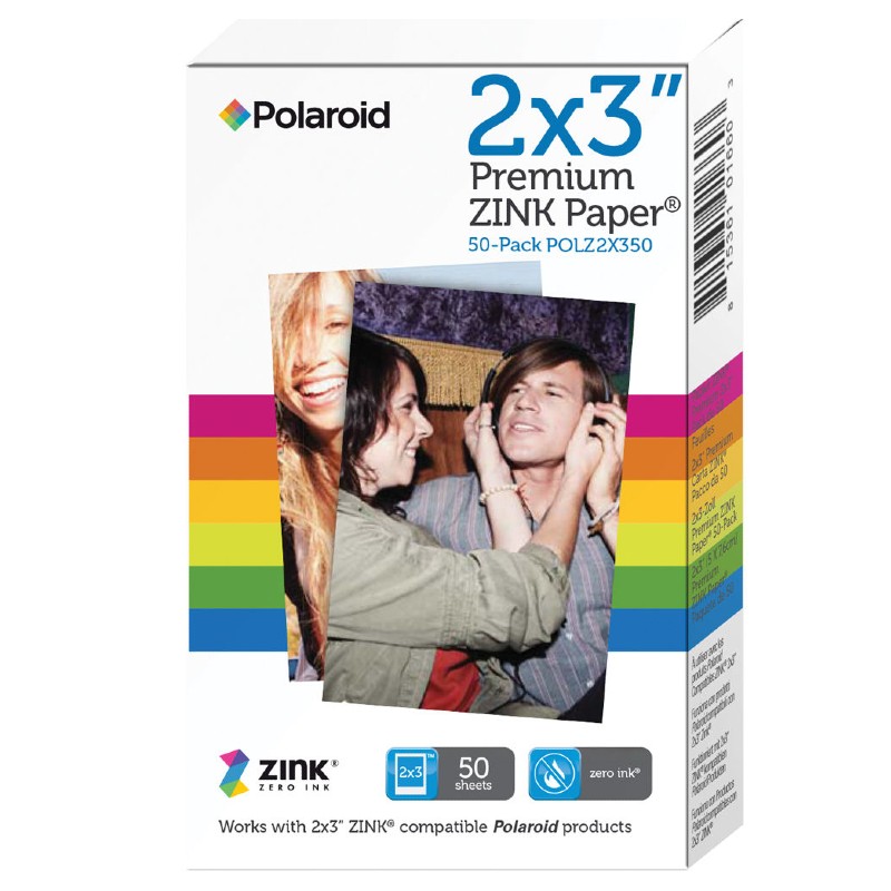 Polaroid ZINK cartridge met 50 prints van 5,0x7,5cm