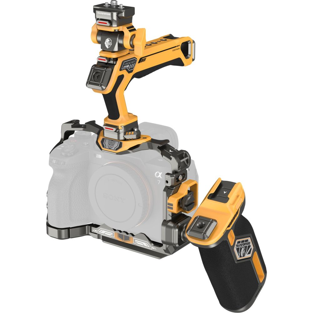 SmallRig 5518 "HawkLock" Quick Release Cage Kit for Sony A7R V / A7 IV / A7S III (Advanced Edition) "BumbleBee Edition