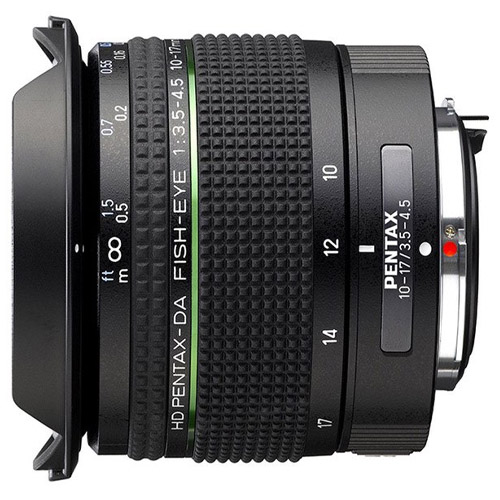 Pentax 10-17mm HD DA F/3.5-4.5 ED fisheye