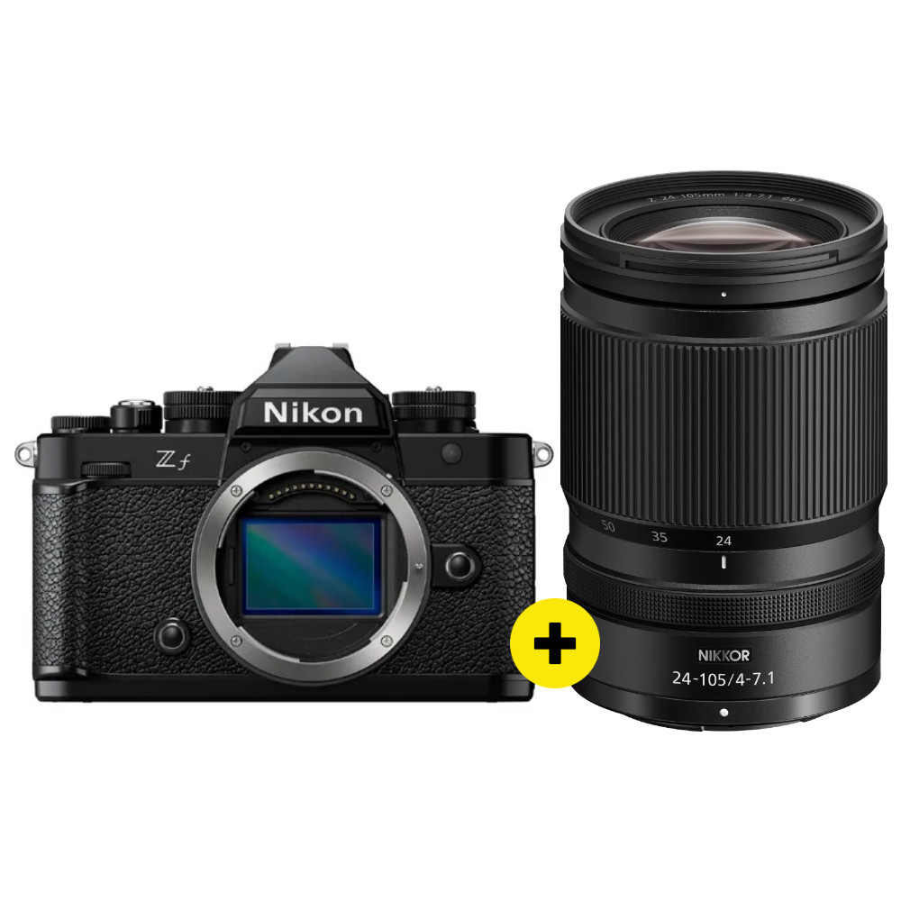 Nikon Z f zwart + 24-105mm F/4-7.1