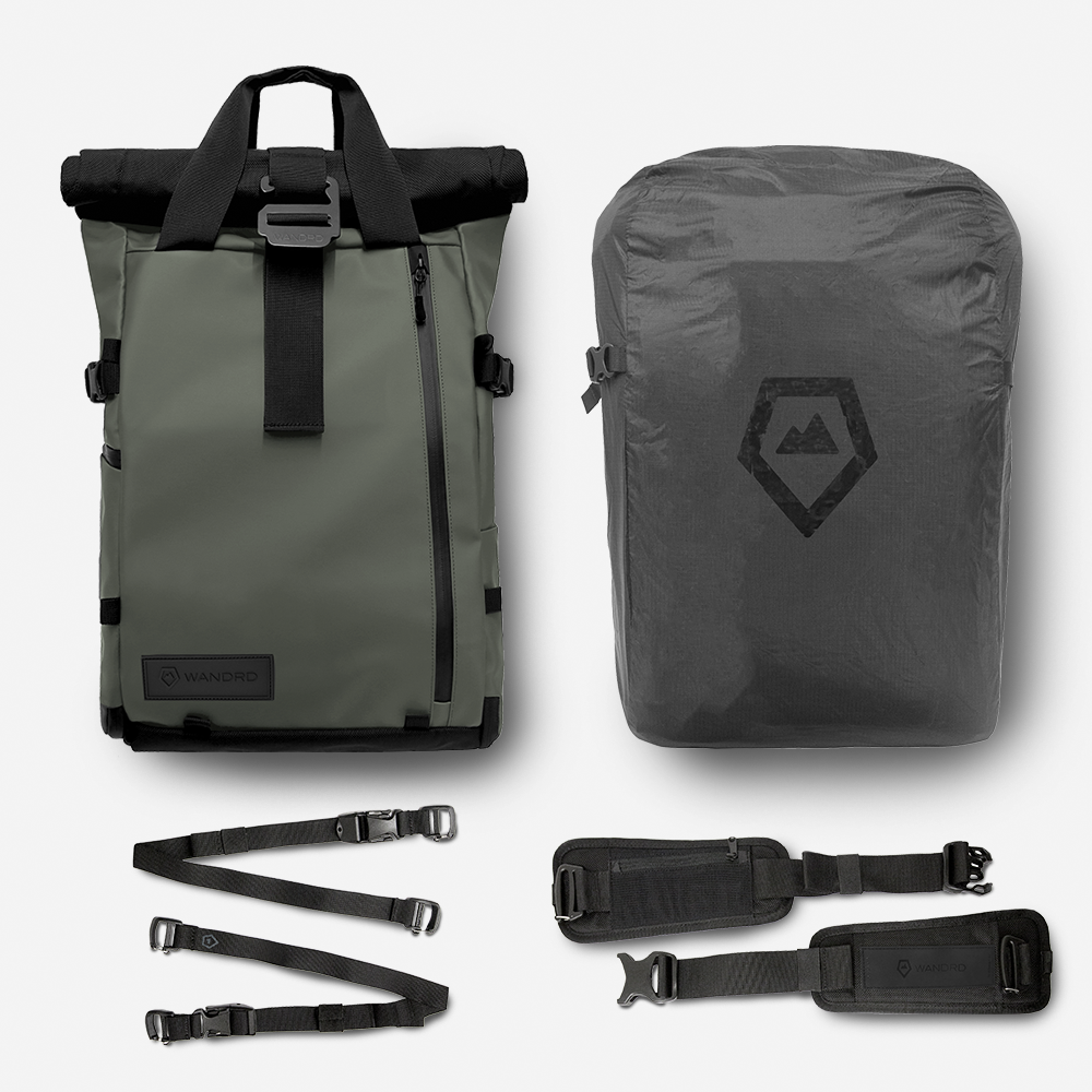 WANDRD THE PRVKE 21 Liter Green Pro Photography Bundle