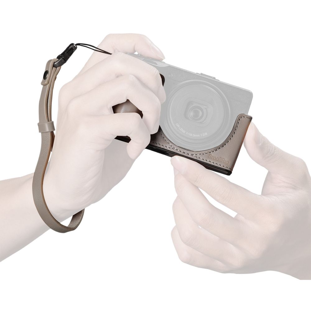 SmallRig 5677 Leather Case Kit for Ricoh GR IV / GR III series - grey