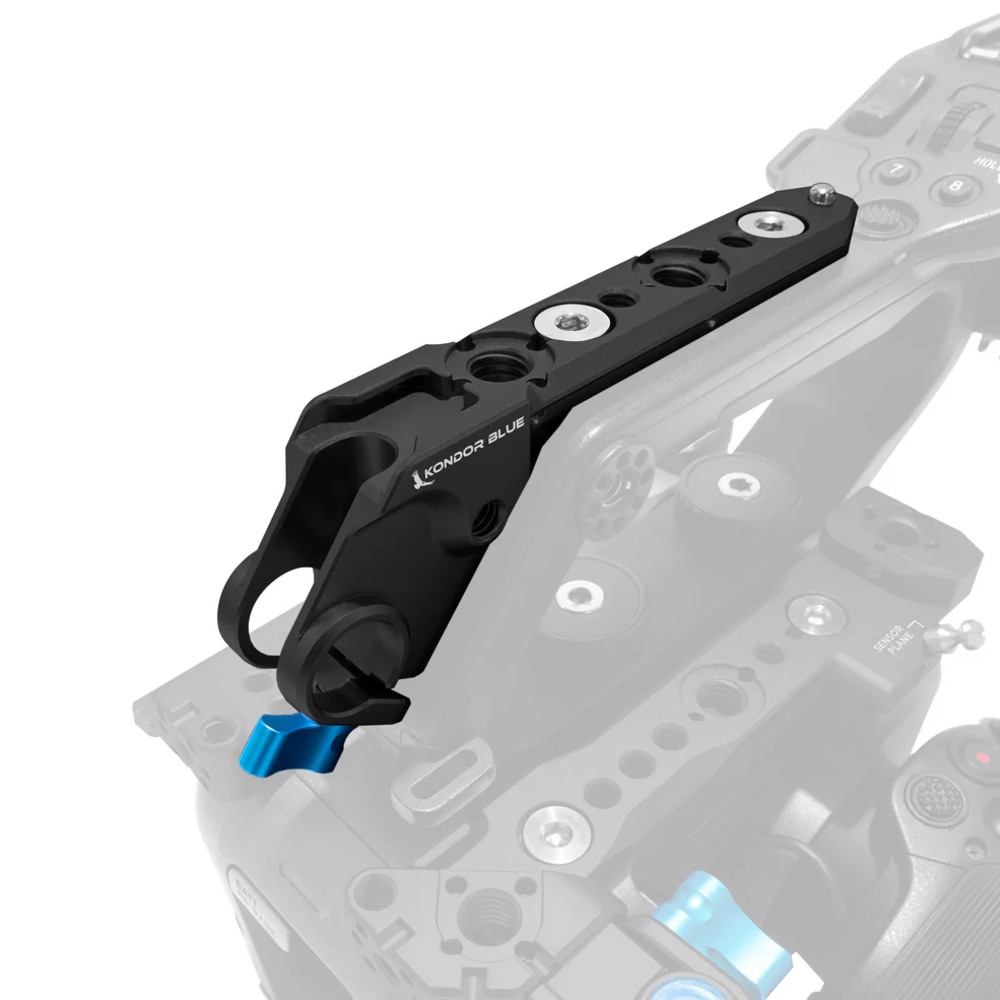Kondor Blue Sony FX6 XLR Handle Extension, raven black