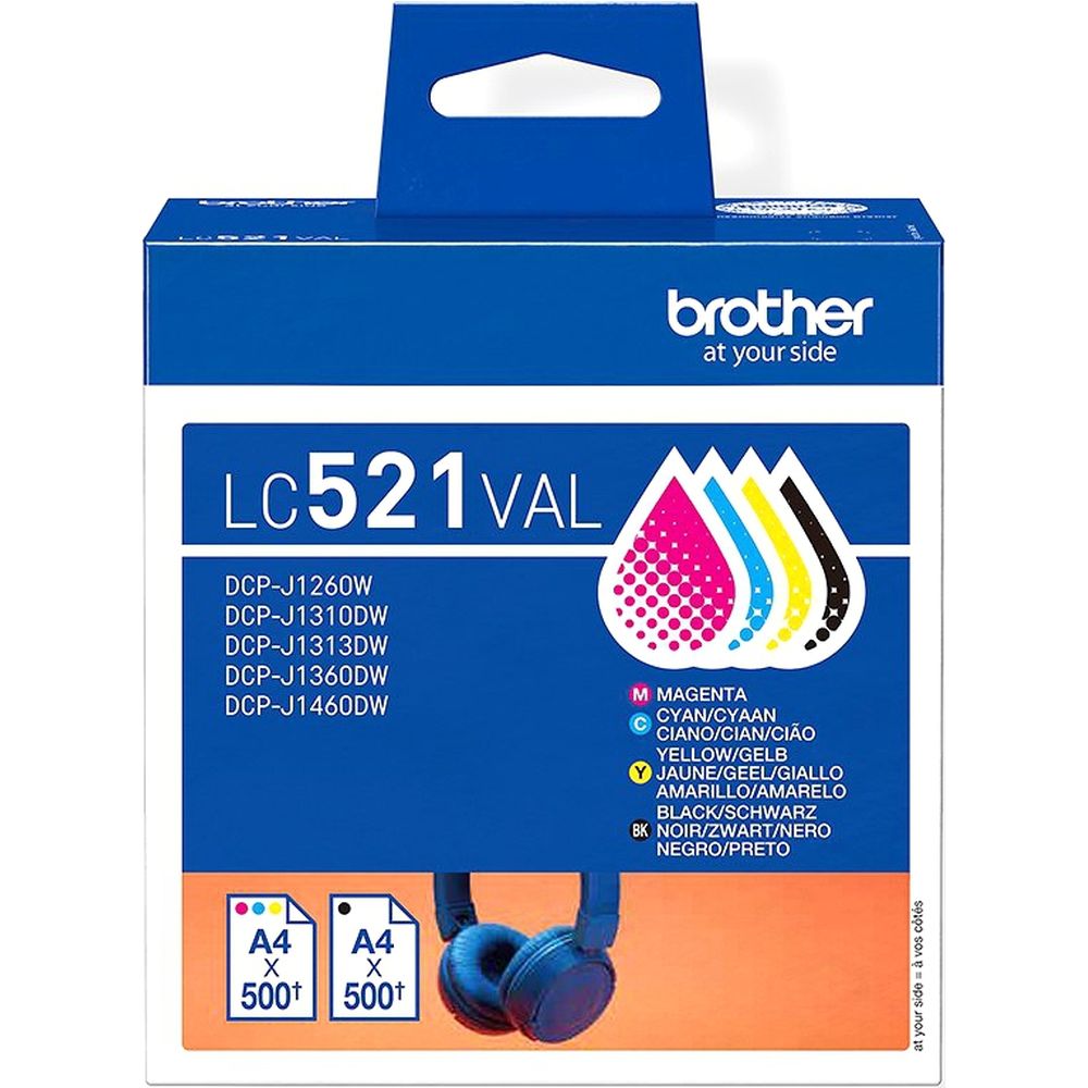 Brother LC-521VAL inktcartridge Value pack