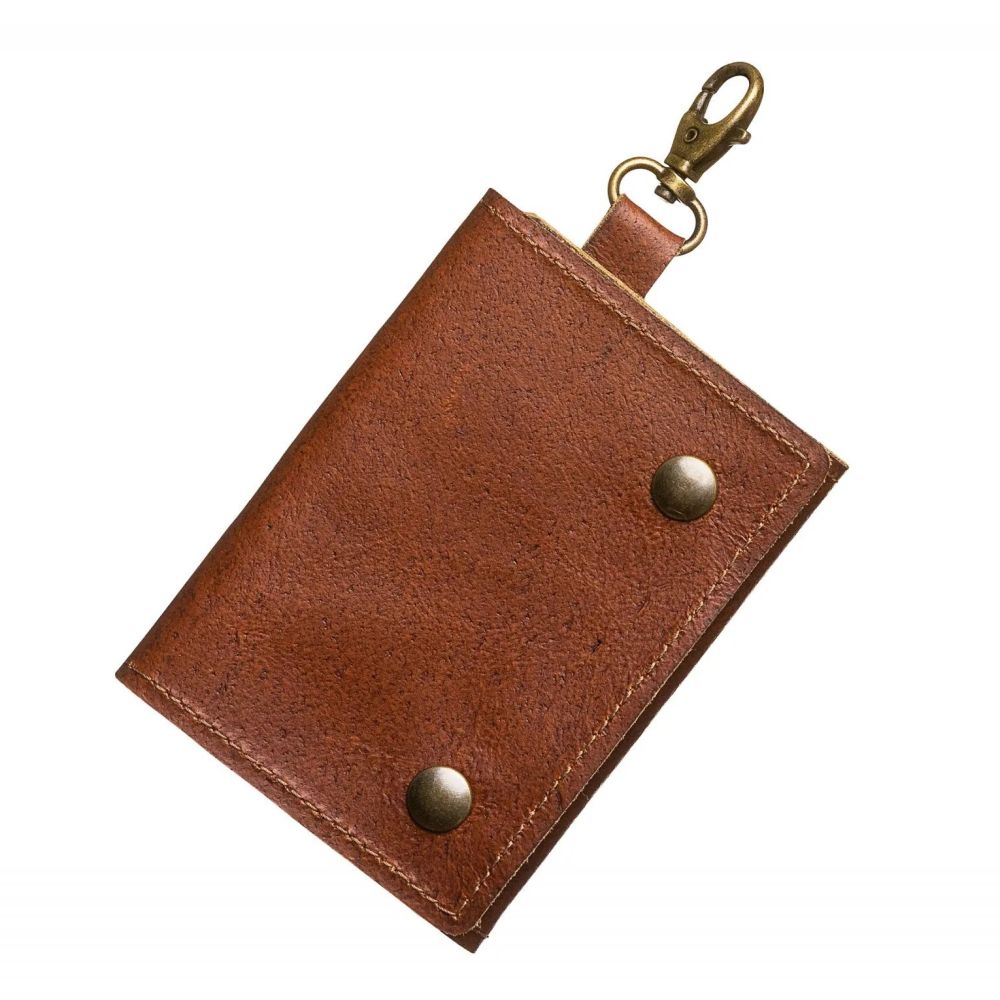 The Hantler Memory card holder Whiskey brown / Brass, 6x SD