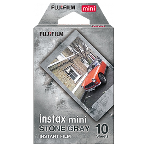 Fujifilm INSTAX mini Instant Film - Stone Gray / 10 pack