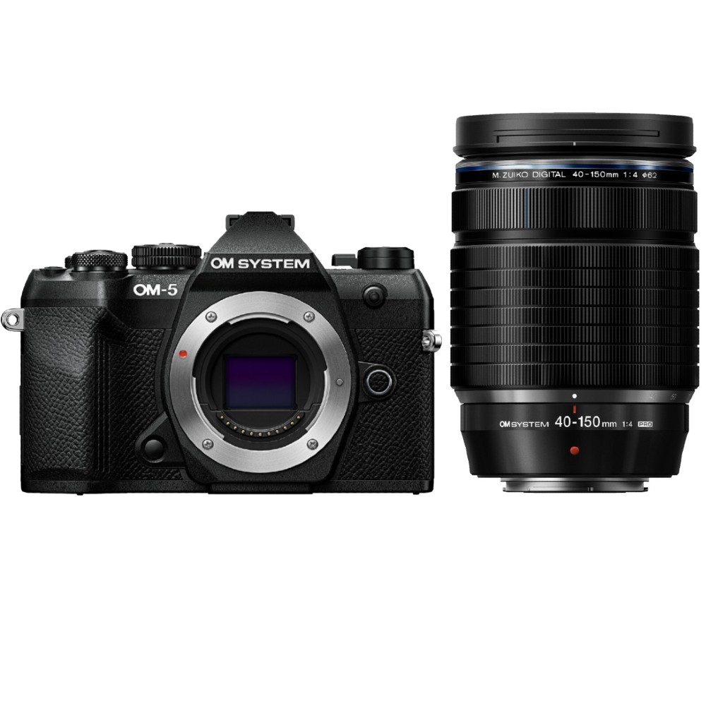 OM SYSTEM OM-5 II zwart + ED 40-150mm F/4.0 PRO