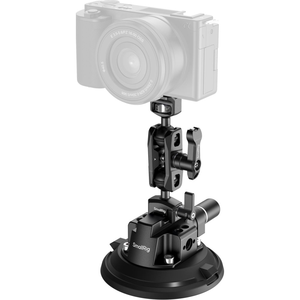 SmallRig 4236C 4" Zuignap cameramontageset voor voertuigopnamen